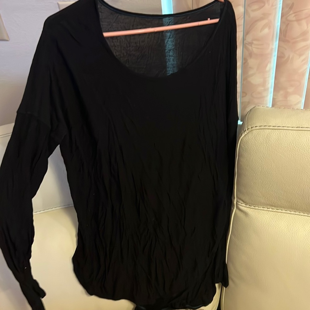 FP black long sleeve top